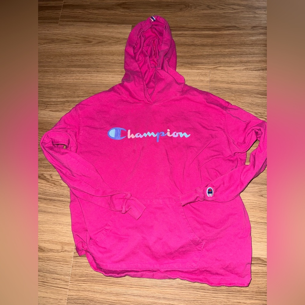 Champion Fuchsia Athletic Hoodie